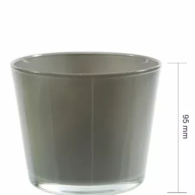 Sklenená miska NASHVILLE D12C-šedá