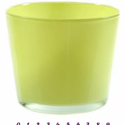 Skleněná miska NASHVILLE d12cm-žlutá