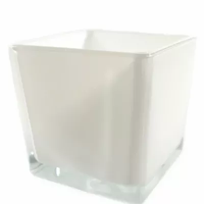 Skleněná miska OHIO 13x13x12cm-bílá