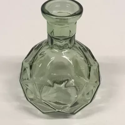 SKLENĚNÁ VÁZA 662802400 Bottle Caro3 green d11cm v15cm