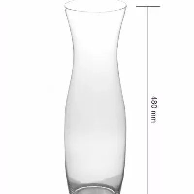 Skleněná váza 870624023 d12cm v48cm