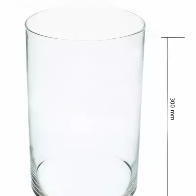 Skleněná váza 883523100 d19cm v30cm