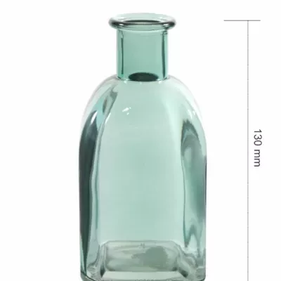 Skleněná váza BONIE v13cm-modrá