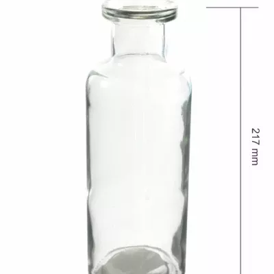 Skleněná váza BOTTLE d7cm v21cm