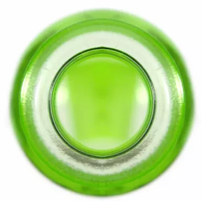 Skleněná váza BOTTLE v21cm-zelená