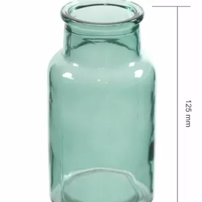Skleněná váza BRANDI v12,5cm-modrá