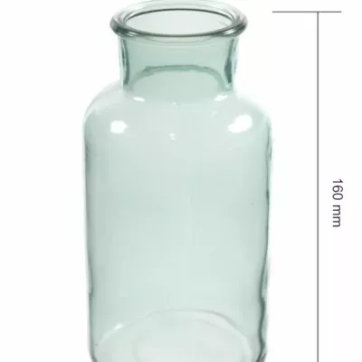 Skleněná váza BRANDI v16cm-modrá