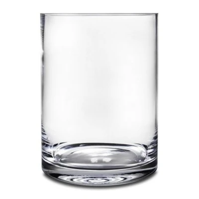 SKLENĚNÁ VÁZA CLAIRE ø18cm výška 25cm