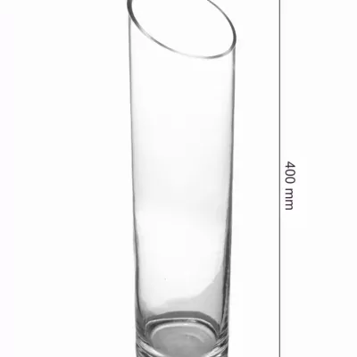 Skleněná váza CRAIG d10cm v40cm