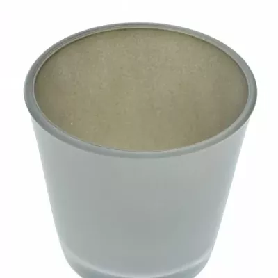 Skleněná váza DENVER d7cm-šedá 