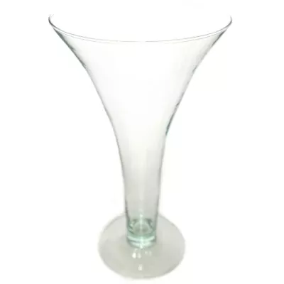 Skleněná váza EL TROMPETA DUO d16cm v30cm