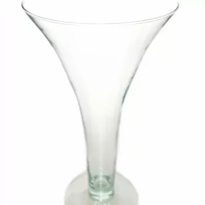 Skleněná váza EL TROMPETA DUO d16cm v30cm