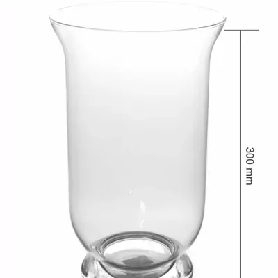 Skleněná váza HURRICANE d18cm v30cm 
