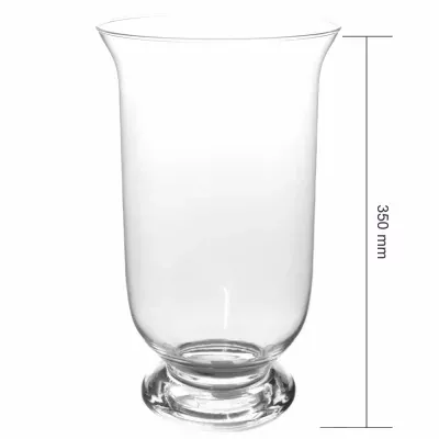 Skleněná váza HURRICANE d18cm v35cm 