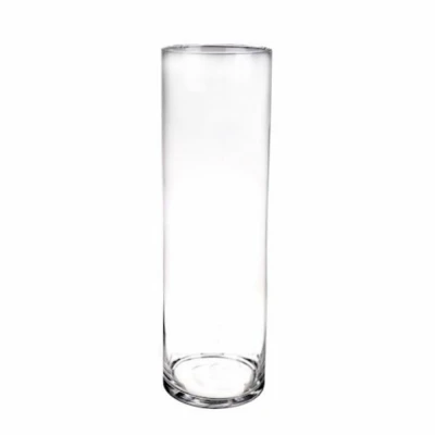 SKLENĚNÁ VÁZA KELLY ø15cm výška 50cm
