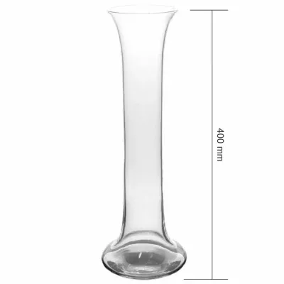 Skleněná váza LINEA d9cm v40cm
