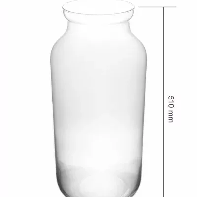 Skleněná váza LIZA d23cm v51cm