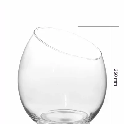 Skleněná váza SPIDER d16cm v25cm