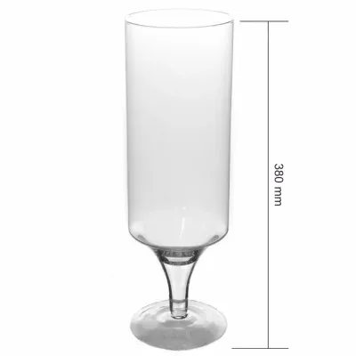 Skleněná váza TORUN d12cm v38cm