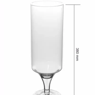 Skleněná váza TORUN d12cm v38cm