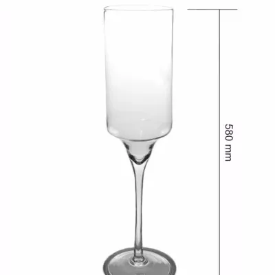 Skleněná váza TORUN d12cm v58cm