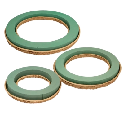 Smuteční věnec bílý Ø 44cm