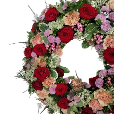 Smuteční věnec před rakev 40cm