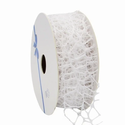 Pavučinová stuha Coral 38 mm x 10 m bílá