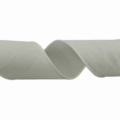 Stuha jutová s drátkem krémová svatební 9.1 m