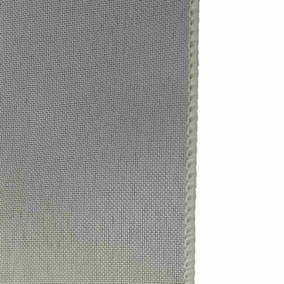 Stuha jutová s drátkem krémová svatební 9.1 m