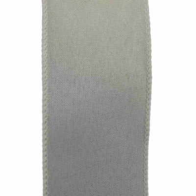 Stuha jutová s drátkem krémová svatební 9.1 m