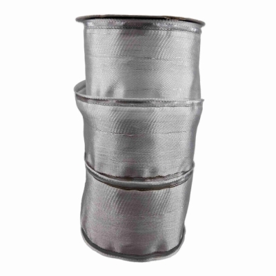 Stuha organzová s drátkem bílá 9.1 m