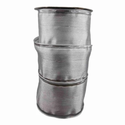 Stuha organzová s drátkem bílá 9.1 m