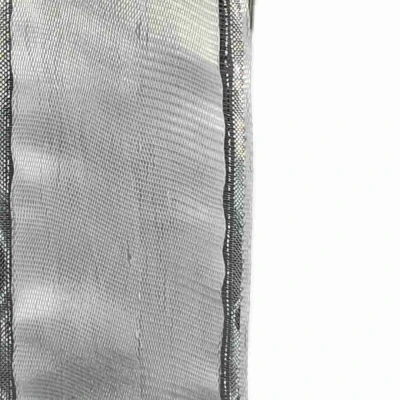 Stuha organzová s drátkem bílá 9.1 m