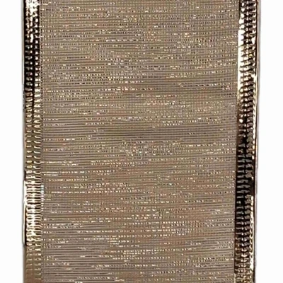 Stuha organzová s drátkem bronzová 9.1 m