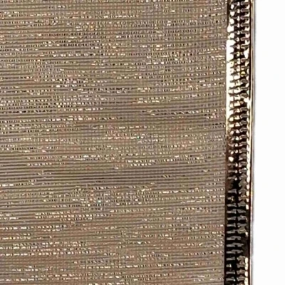 Stuha organzová s drátkem bronzová 9.1 m