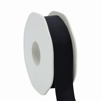 Taftová stuha s drátkem 23 mm x 20 m černá