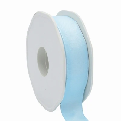 Taftová stuha s drátkem 23 mm x 20 m světle modrá