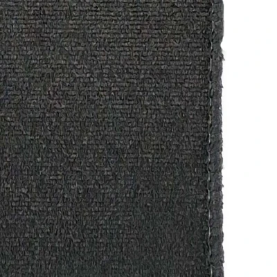 Stuha sametová s drátkem černá 9.1 m