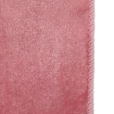 Stuha sametová s drátkem růžová svatební 9.1 m