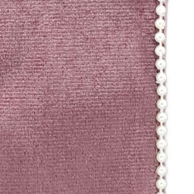 Stuha sametová s drátkem růžová svatební 9.1 m