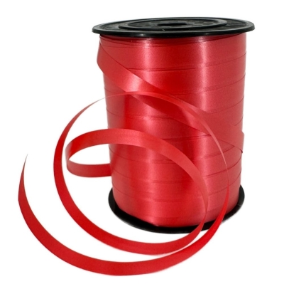Stuha VÁZACÍ CURLY RIBBON ČERVENÁ 10mmx250m