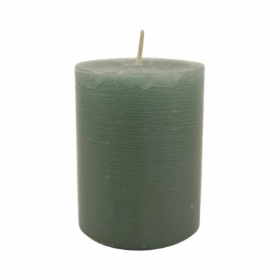 SVÍČKA rustiek 80/60 mm smaragd