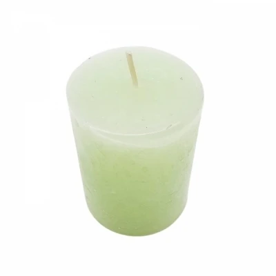 SVÍČKA rustiek 80/60mm softgrün