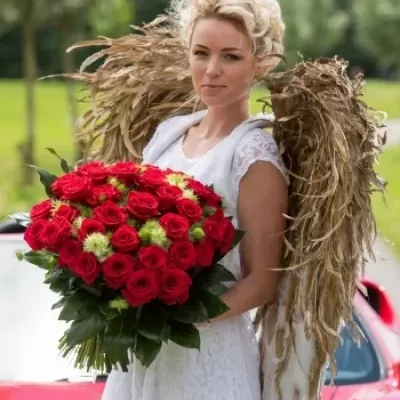 Valentýnská dlouhá růže RED EAGLE