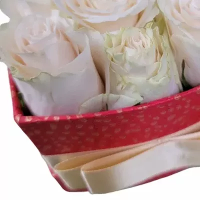 Valentýnské srdce růží FLORENCE malé