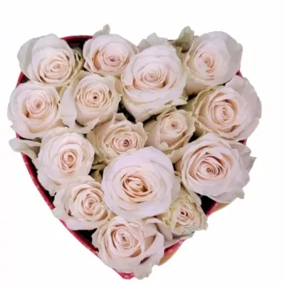 Valentýnské srdce růží FLORENCE malé