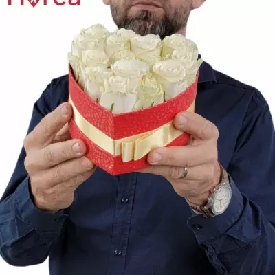 Valentýnské srdce růží FLORENCE malé