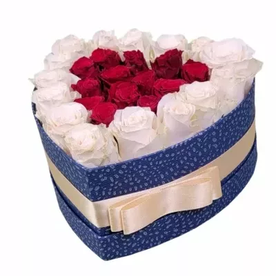 Valentýnské srdce růží NICOLE střední