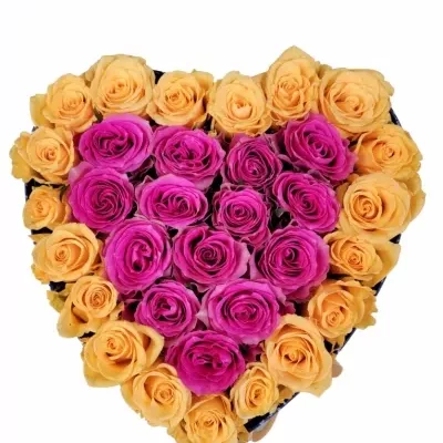 Valentýnské srdce růží SOPHIA velké